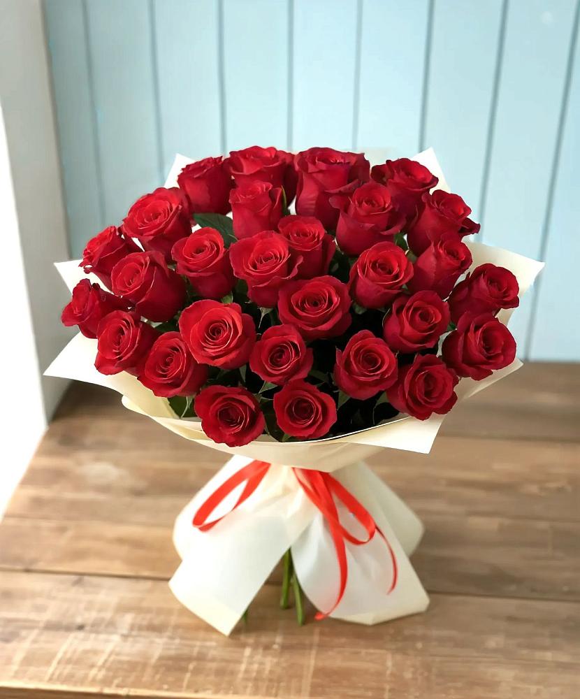 Букет 29 Красных роз в Касторное