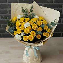 Букет цветов из:  Розы в Касторное