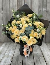 Букет цветов из:  Розы и Лизиантусы #REPLACE_PRED# Касторное