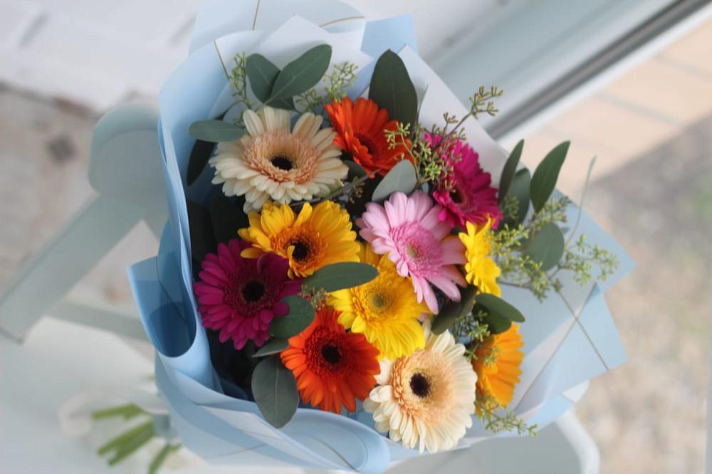 Букет цветов из: Герберы в Касторное