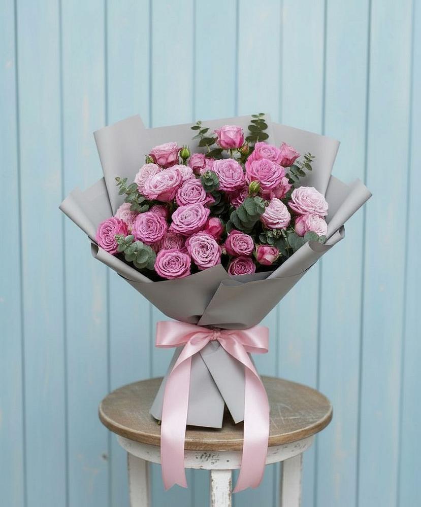 Букет цветов из: Розы в Касторное