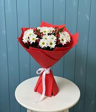 Букет цветов из:  Хризантемы в Касторное