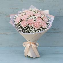 Букет цветов из:  Гвоздики в Касторное