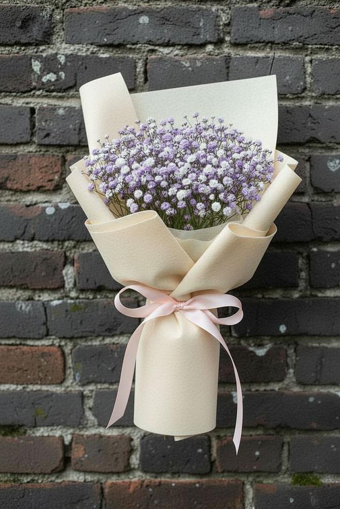 Букет цветов из: Гипсофила в Касторное