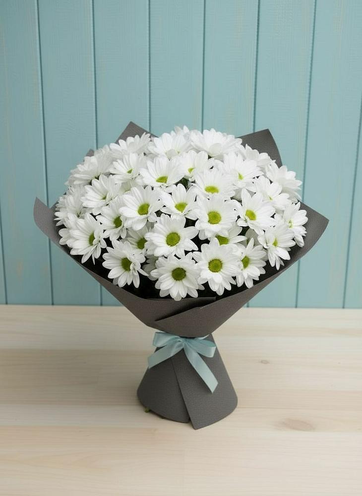 Букет цветов из: Хризантемы в Касторное