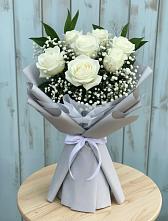 Букет цветов из:  Розы в Касторное