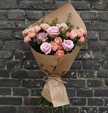 Букет цветов из:  Розы в Касторное