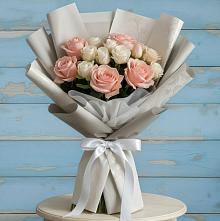 Букет цветов из:  Розы #REPLACE_PRED# Касторное