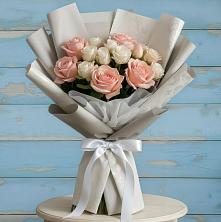 Букет цветов из:  Розы в Касторное