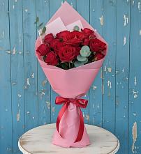 Букет цветов из:  Розы в Касторное
