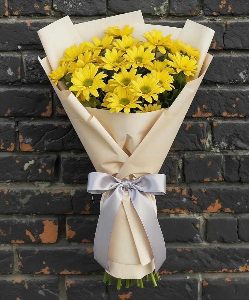 Букет цветов из: Хризантемы в Касторное