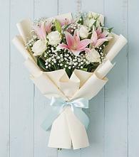 Букет цветов из:  Лилии в Касторное